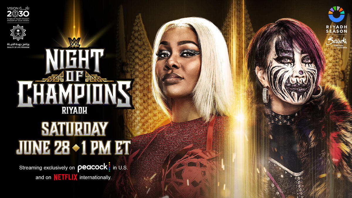 Jade Cargill e Asuka duelam na final da Rainha do Ringue na WWE Night of Champions