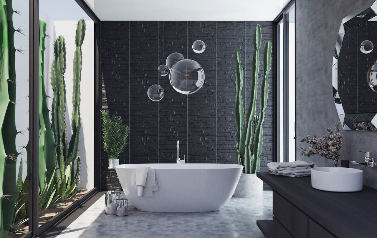5 motivos para transformar seu banheiro com um jardim de inverno prático e bonito