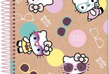 Descubra o Caderno Espiral Universitário Hello Kitty: Estilo e Praticidade em 80 Fls