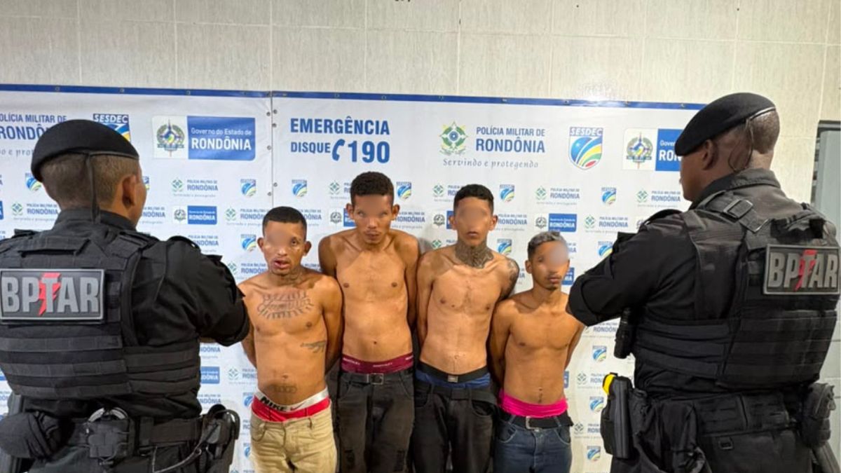 Acusados de sequestro são presos pelo BPTAR em Porto Velho