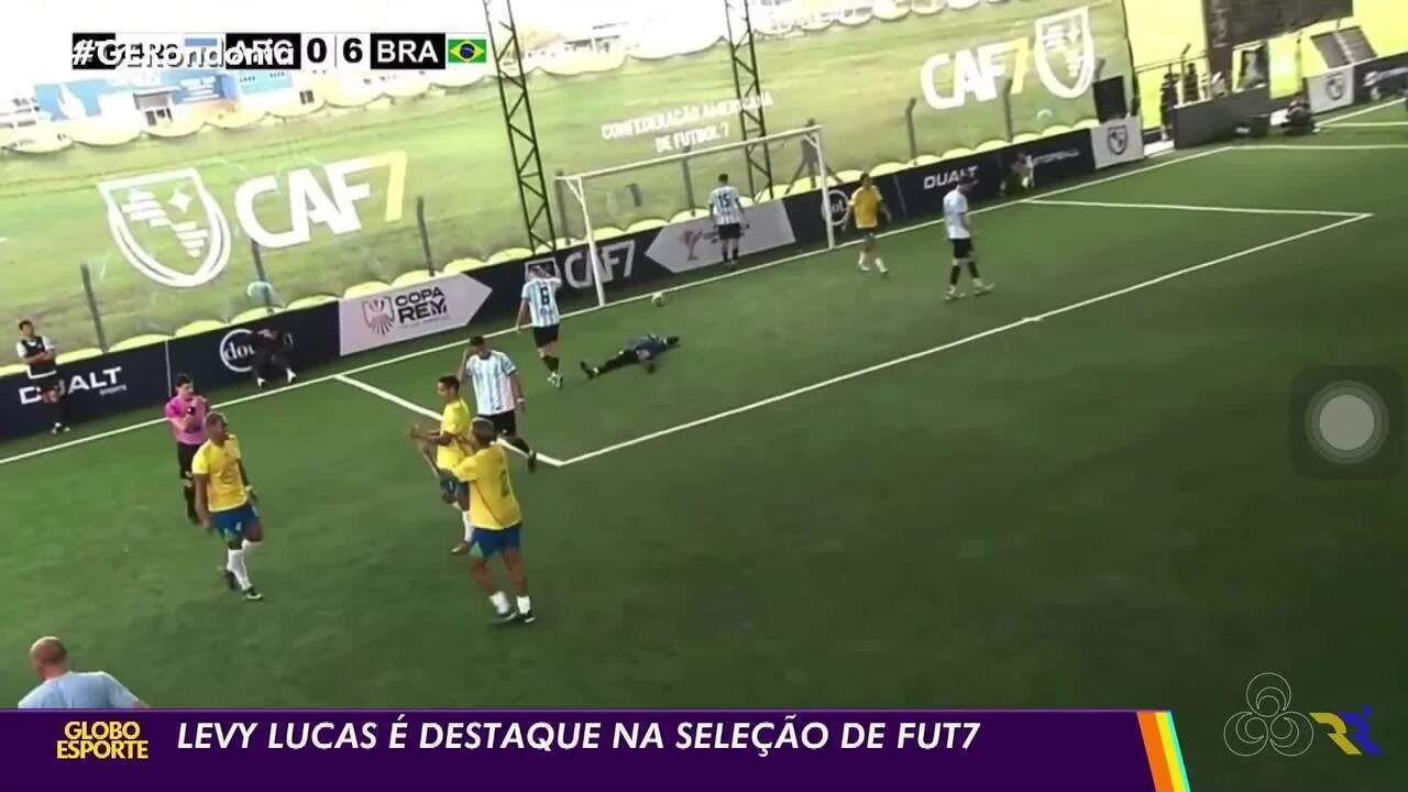 Levy Lucas, talento de Rondônia, brilha na Seleção Brasileira de Fut7 e é destaque na Copa América