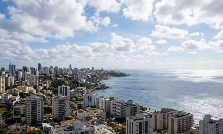 Salvador tem sol e chuva nesta sexta; temperaturas variam de 23°C a 30°C