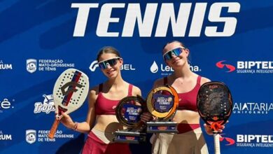 Caroline e Katerine Hostins representam Rondônia e Mato Grosso na Copa das Federações de Beach Tennis