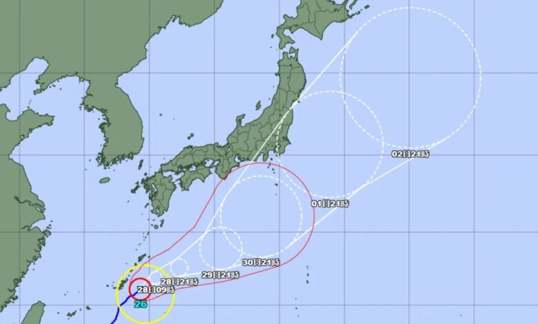 Tufão 26 ganha força e provoca alerta em diversas regiões do Japão nesta segunda-feira