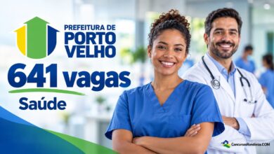 Porto Velho abre concurso com 641 vagas e salários de até R$ 9.828,19 para 2026