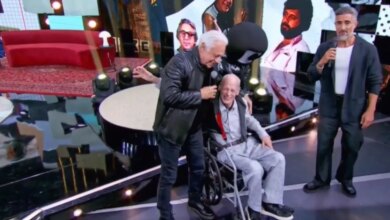 Antônio Fagundes reencontra colega de infância em participação emocionante no Caldeirão