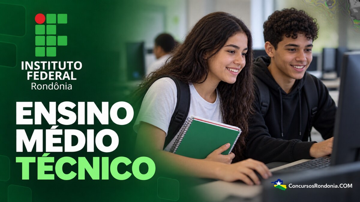 IFRO abre 2.000 vagas gratuitas em cursos técnicos integrados ao ensino médio para 2027