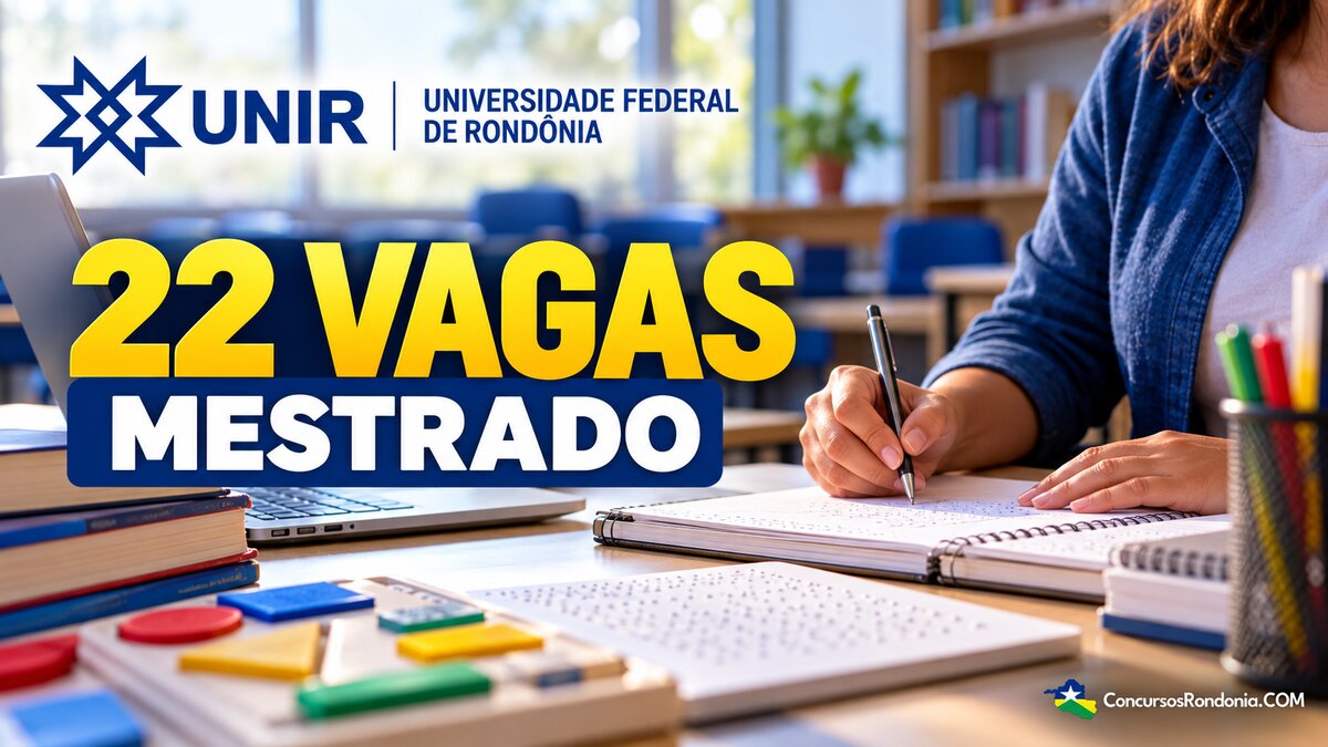 Universidade Federal de Rondônia abre 22 vagas para Mestrado em Educação Inclusiva