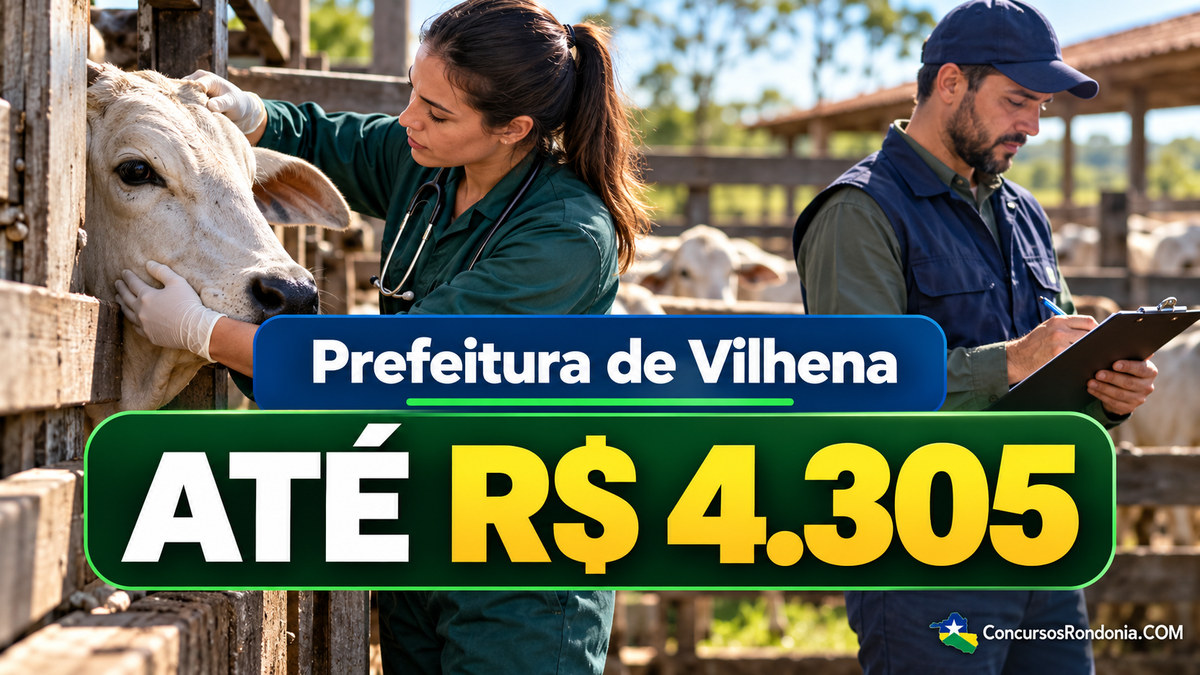 Prefeitura de Vilhena abre inscrições para agentes de saúde com salários de até R$ 4,3 mil