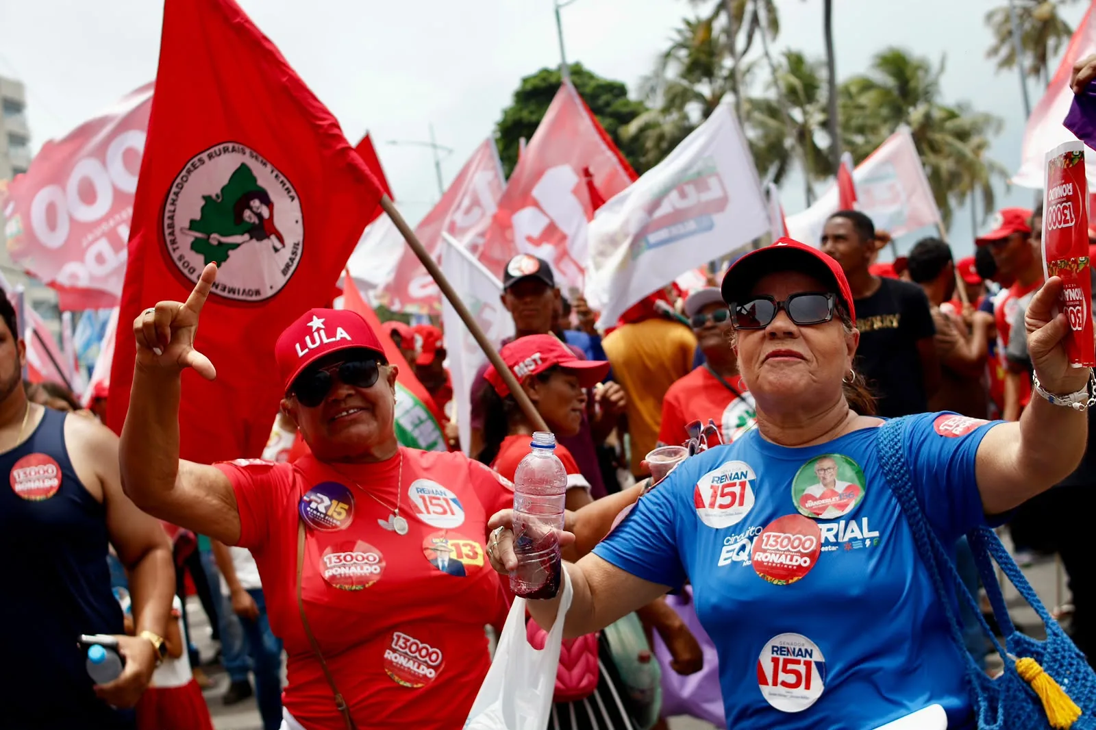 Militantes realizam mobilização nacional “Bora Lula” a uma semana do primeiro turno