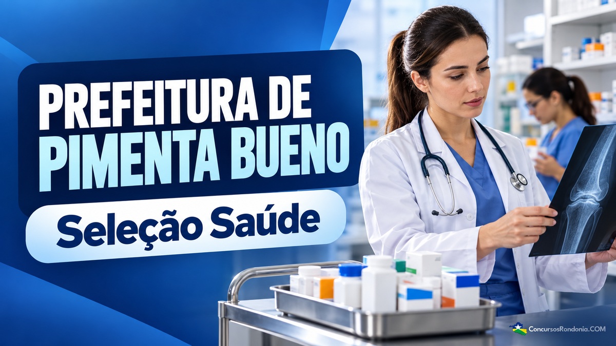 Prefeitura de Pimenta Bueno prorroga inscrições para vagas com salários de até R$ 8 mil