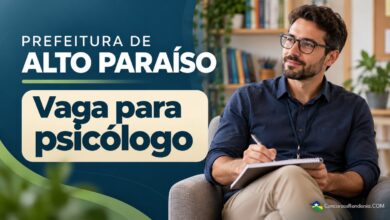 Prefeitura de Alto Paraíso abre vagas para psicólogo com salário de R$ 2.590,50