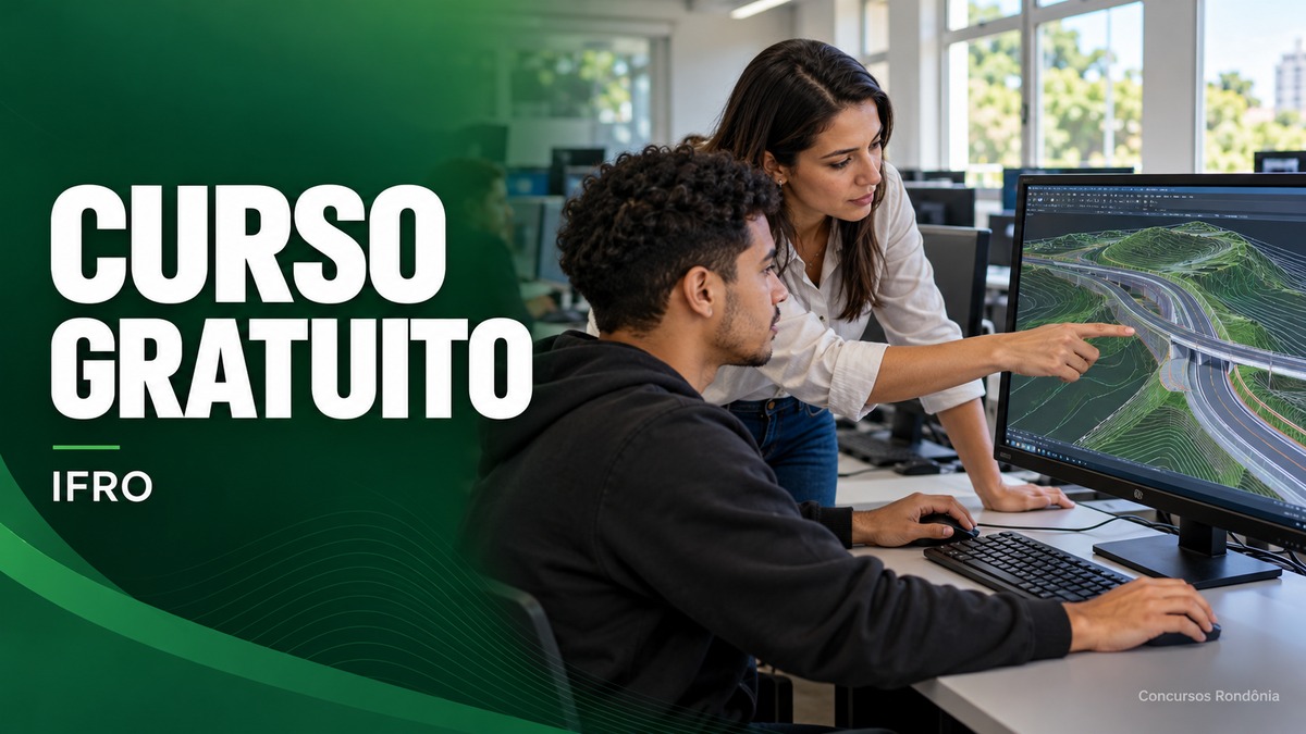 IFRO oferece 40 vagas em curso gratuito de Autodesk Civil 3D em Porto Velho