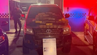 Polícia apreende 43 quilos de drogas em caminhonete com placas adulteradas em Canarana