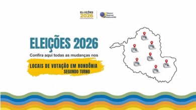 Mudanças em 12 seções eleitorais em Guajará-Mirim, Porto Velho e Presidente Médici para segundo turno