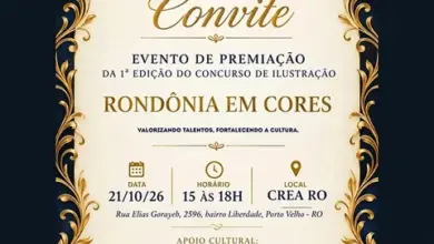 Premiação do 1º Concurso de Ilustração “Rondônia em Cores” acontece em Porto Velho amanhã