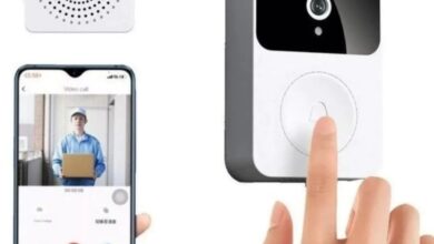 Campainha Inteligente Sem Fio: Monitoramento em Tempo Real com Câmera, Áudio e Visão Noturna