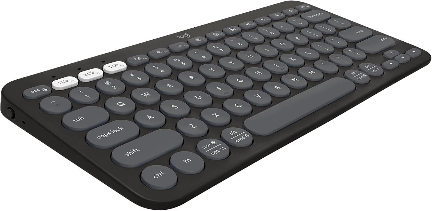 Descubra o Teclado Sem Fio Logitech Pebble Keys 2 K380s: Conexão Fácil e Versatilidade