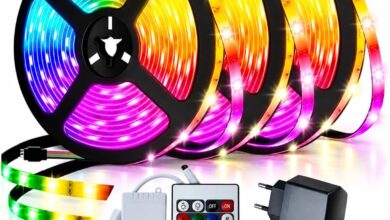 Transforme Seu Espaço com Fita LED 5 Metros RGB 5050 IP65: Kit Completo com Controle e Fonte