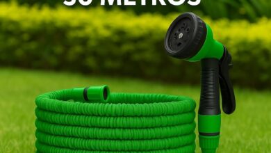 Descubra a Mangueira Extensível de 30 Metros: Ideal para Jardim, Quintal e Carro!