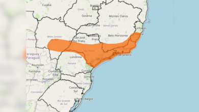 Alerta laranja do Inmet prevê tempestade severa em 6 estados do Centro-Sul hoje