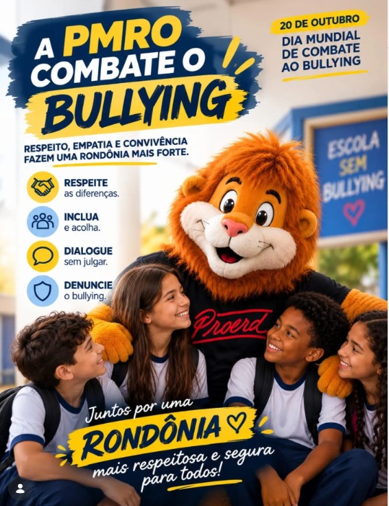 Polícia Militar de Rondônia promove prevenção ao bullying e segurança nas escolas
