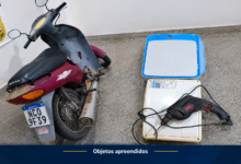Polícia de Rondônia prende trio por furto e recupera motoneta e equipamentos roubados