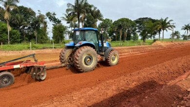 Rodovia-494 em Primavera de Rondônia recebe terraplanagem para pavimentação asfáltica Rodovia-494 em Primavera de Rondônia recebe terraplanagem para pavimentação asfáltica