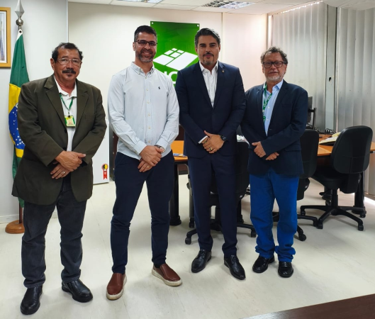 Deputado Thiago Flores discute regularização fundiária em reunião no Incra em Brasília Deputado Thiago Flores discute regularização fundiária em reunião no Incra em Brasília