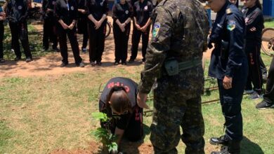 Polícia Ambiental ensina alunos sobre preservação em ação educativa em Rondônia