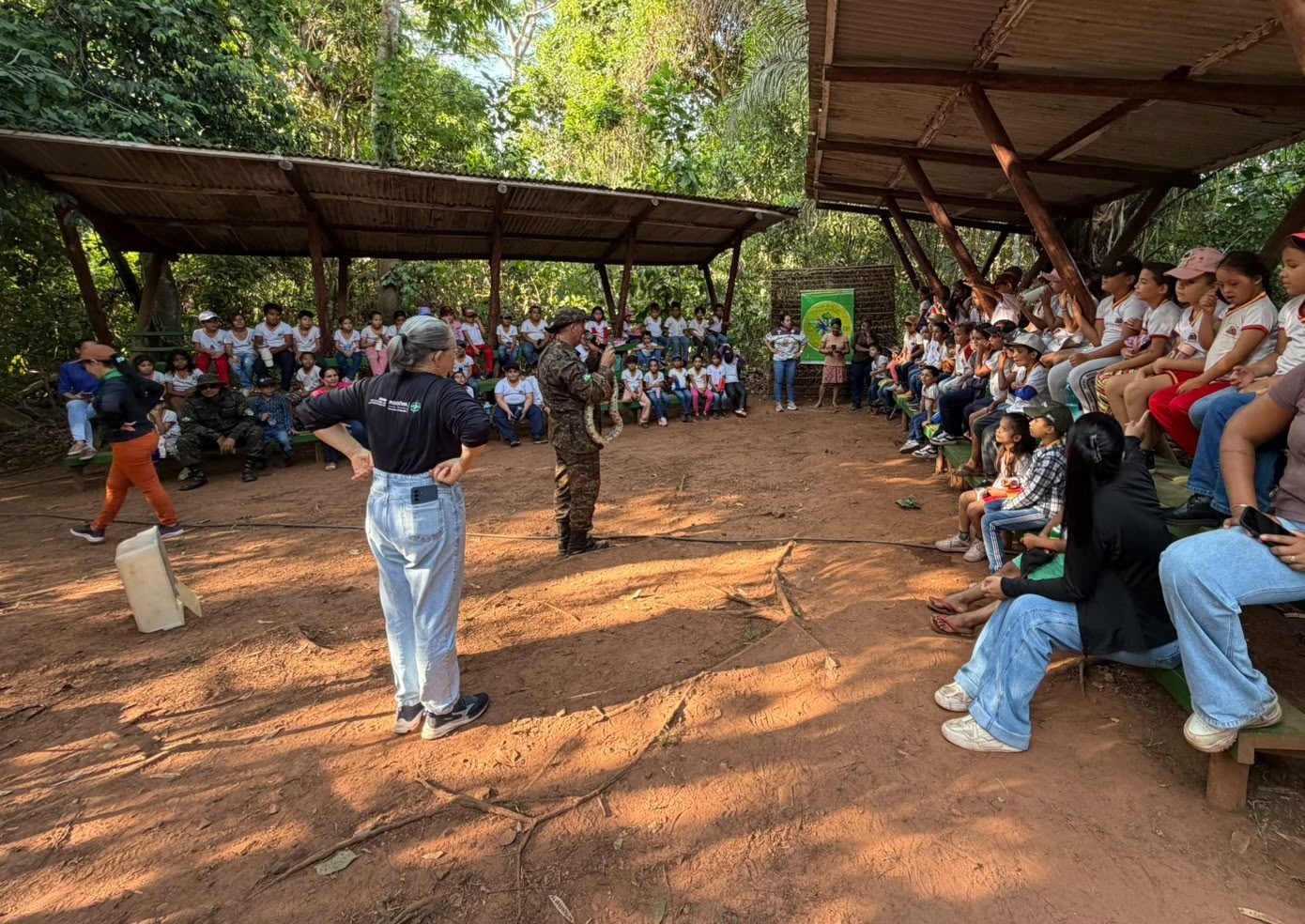 Polícia Ambiental promove educação ambiental e conscientiza crianças em RO