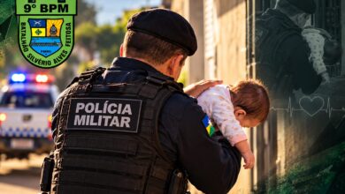 Policial militar salva bebê engasgada em Porto Velho com ação rápida e técnica