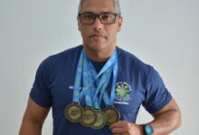 Sargento Heráclito conquista quatro ouros no atletismo e inspira superação na PMRO