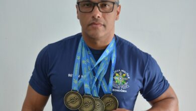 Sargento Heráclito conquista quatro ouros no atletismo e inspira superação na PMRO