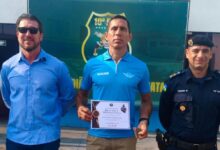 Subtenente PM Gleison recebe prêmio por salvar vidas em crise armada em Alta Floresta
