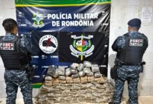 Polícia Militar de Rondônia descobre grande quantidade de drogas em imóvel abandonado