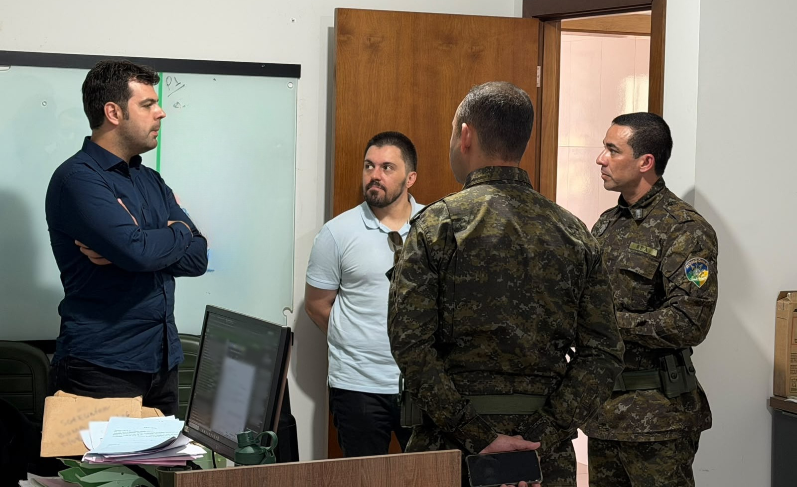 Polícia Militar de Rondônia visita Promotor e reforça ações de fiscalização ambiental