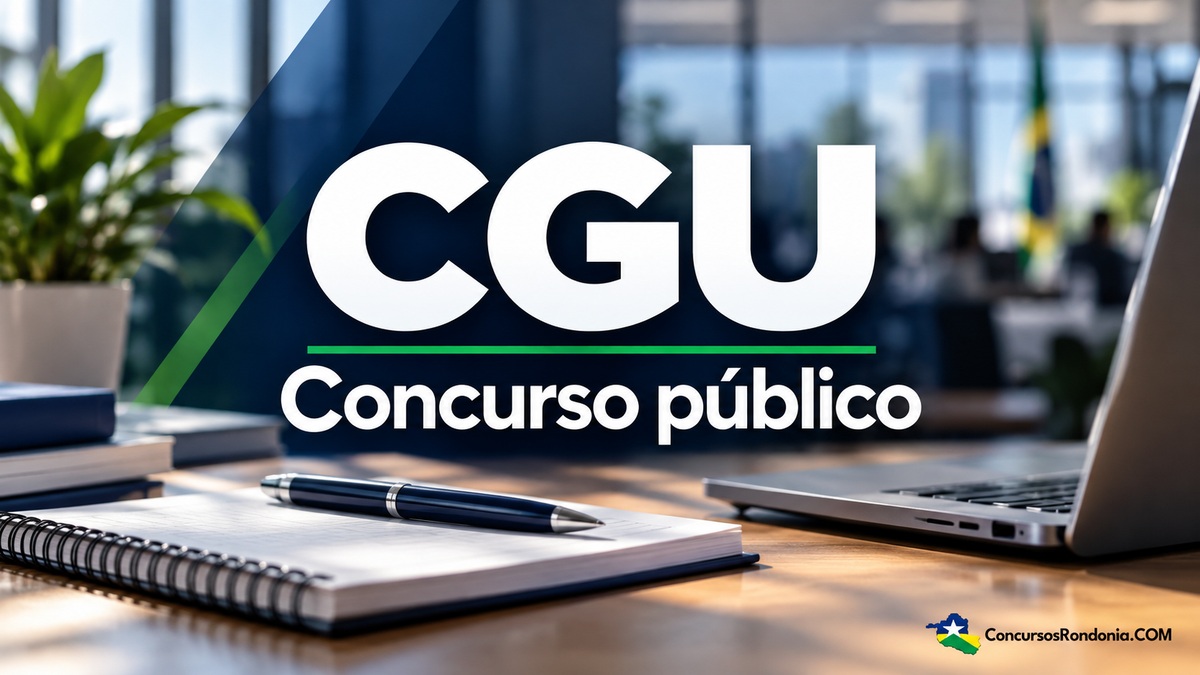 CGU abre inscrições para concurso com vagas de R$ 20 mil em Rondônia e estado inteiro