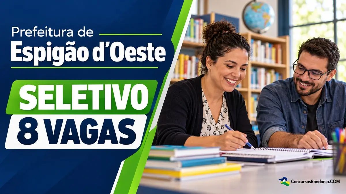 Prefeitura de Espigão d’Oeste abre vagas na Educação com salários de até R$ 4 mil