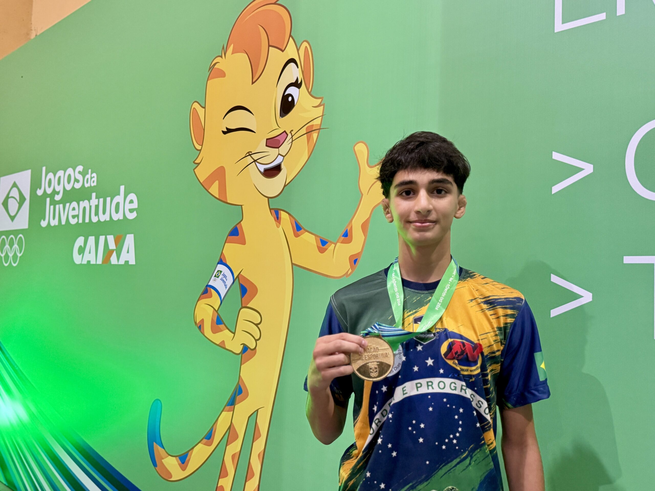 Rondônia conquista primeiro ouro no wrestling e bronze no ciclismo nos Jogos da Juventude 2026