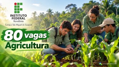 Instituto Federal de Rondônia abre 80 vagas para curso técnico em Agricultura até 25 de outubro