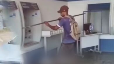 Homem depreda caixa eletrônico em tentativa de saque frustrada em Rondônia