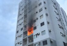 Incêndio em condomínio de Porto Velho mobiliza polícia e deixa uma vítima em UTI
