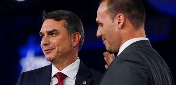 Conflito entre Flávio e Eduardo Bolsonaro se intensifica durante campanha eleitoral