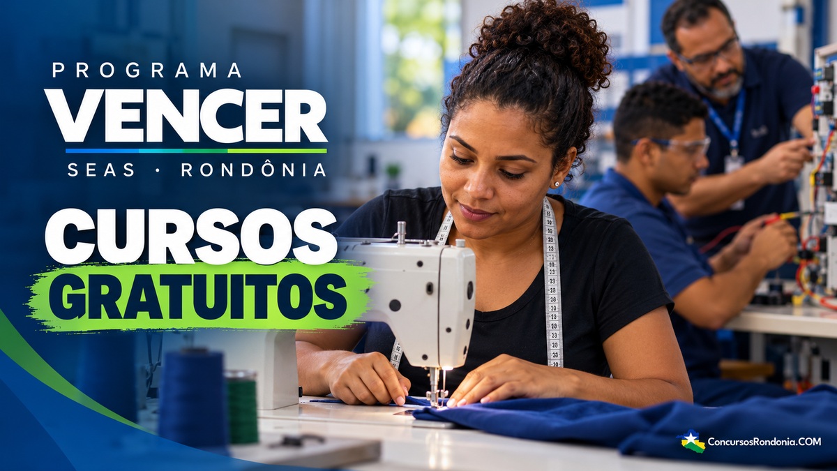 Rondônia abre inscrições para cursos gratuitos com auxílio de R$ 2.400 até novembro