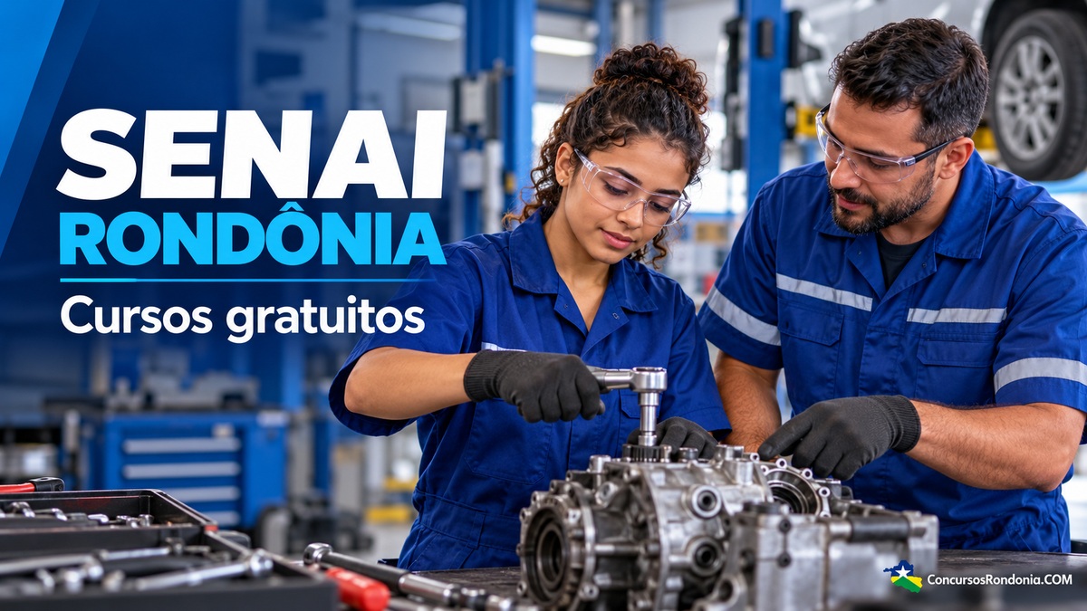 Senai de Rondônia abre 1.610 vagas para cursos gratuitos e inscrições começam em novembro