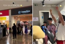 Vendedores da Adidas e Cacau Show celebram vitória de Lula em Manaus